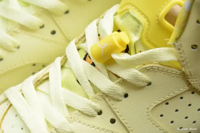 Rep Onekick Jordan (GS) 6 Dynamic Retro Floral Air 543390-800 Yellow 0329